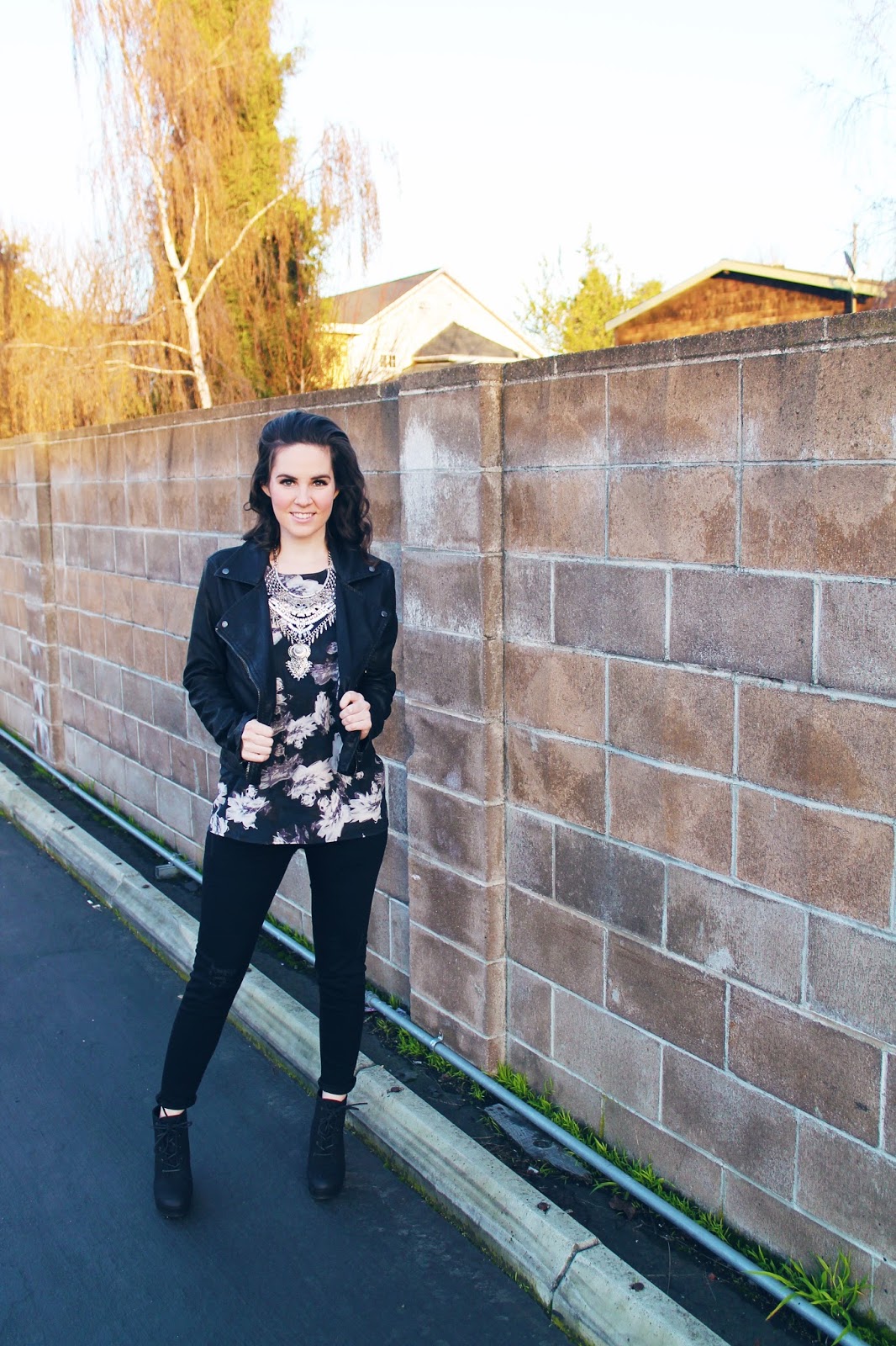 Faux Leather & Florals - One to Nothin'
